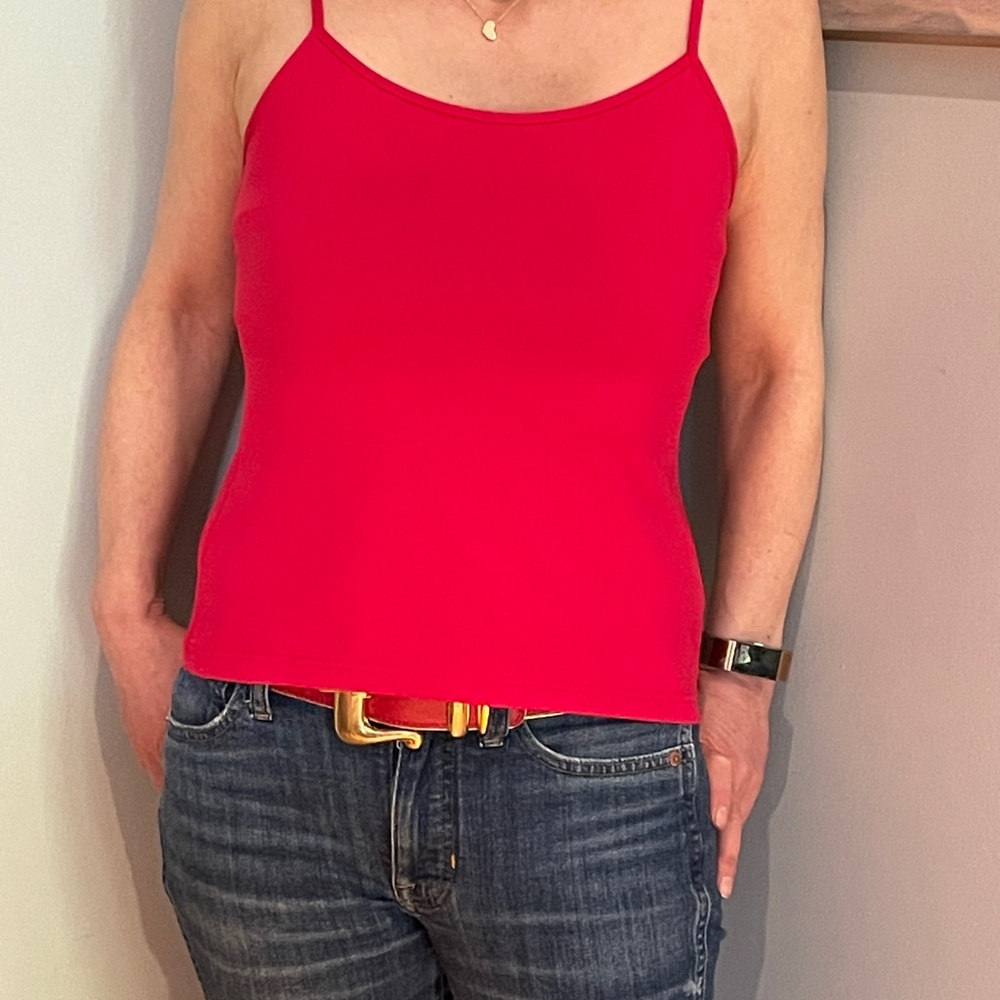 Anne Fontaine red tank top! Size 2/ small